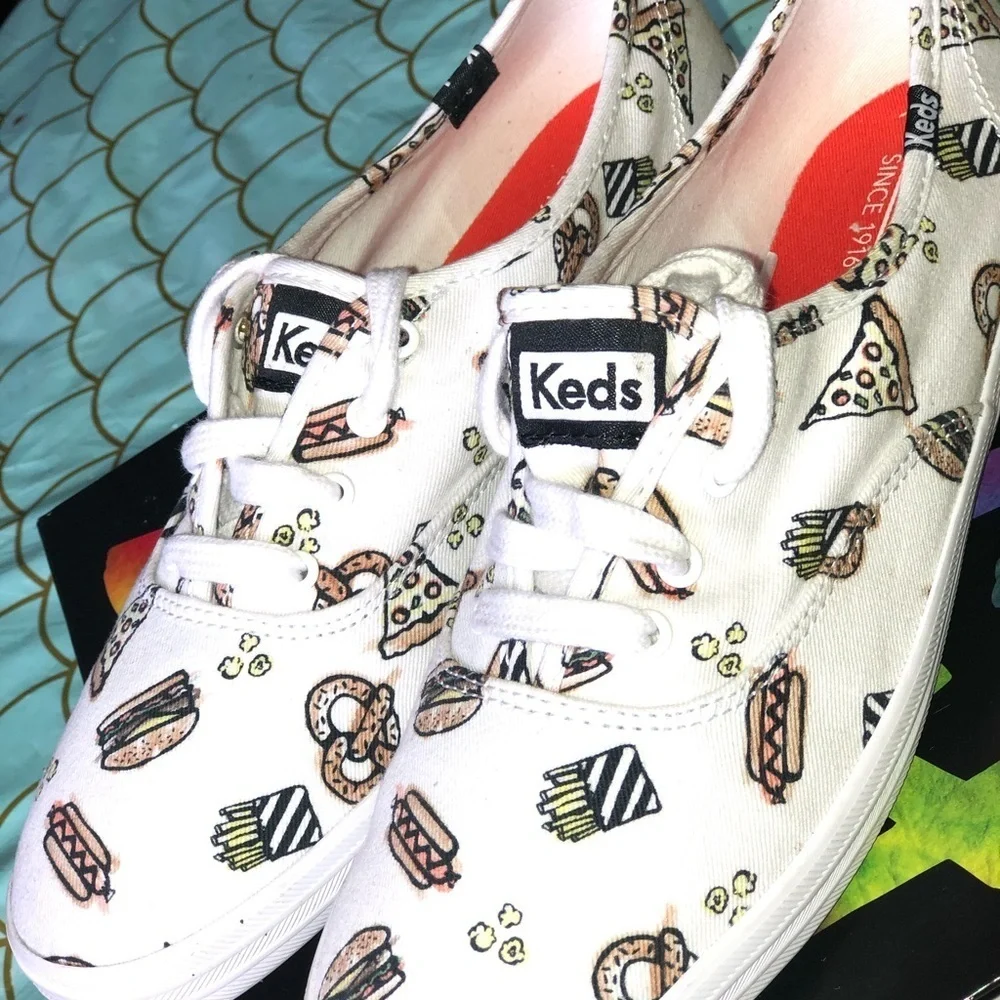 Keds women’s Chalk Boardwalk White Multi